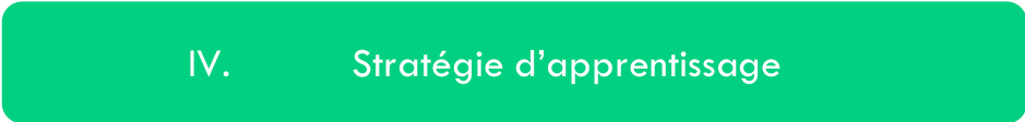Stratégie d'apprentissage