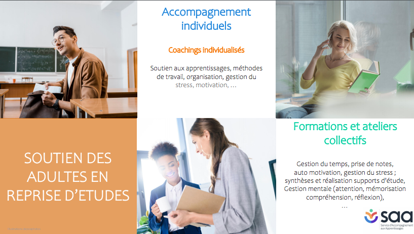Accompagnement individuels des adultes en reprise d'études