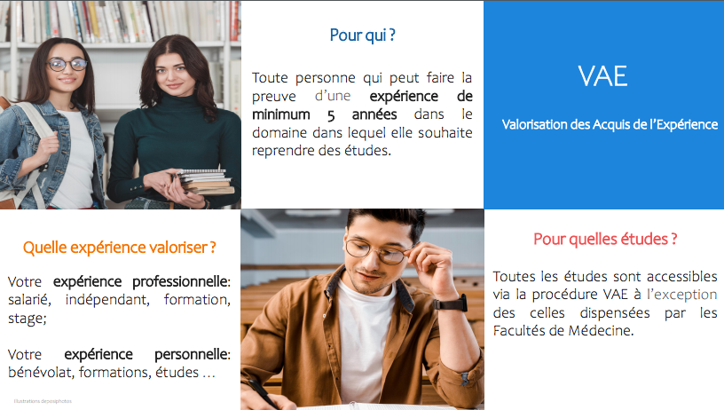 VAE - Valorisation des Acquis de l'Expérience