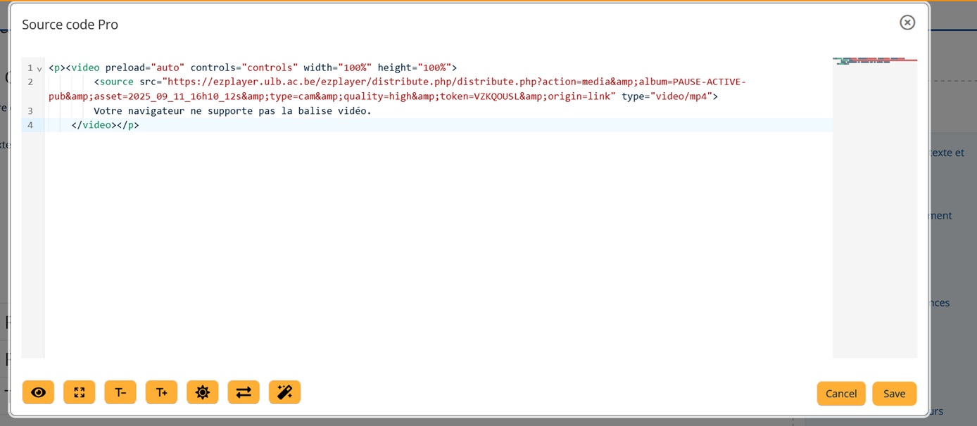 Editeur code